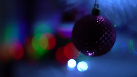 New Year tree and New Year symbols Stock Footage 294082132