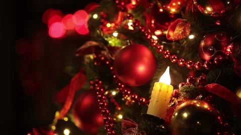 New year tree decoration Stock Footage 99629471