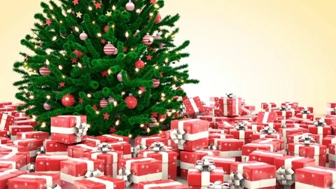 New Year tree Stock Footage 81327804