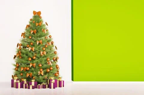 New year tree Stock Illustration