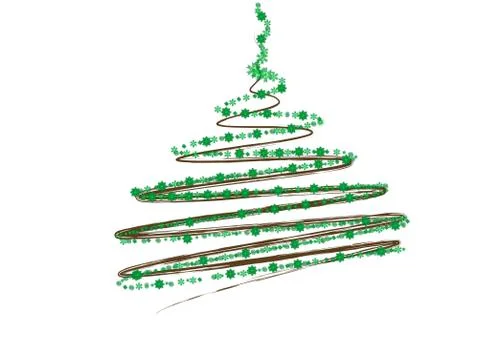 New Year tree Stock Illustration