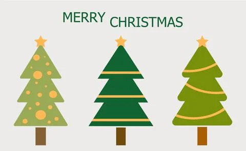 New Year tree, New Year tree icon isolated on white background. Vector Stock Illustration