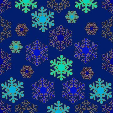 New-year tree pattern. Christmas background. Vector illustration Stock Illustration