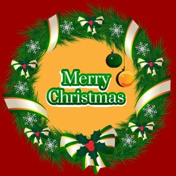 New-year tree pattern. Christmas tree background. Vector illustration Stock Illustration