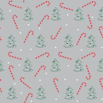 New year  tree Pattern graphic Stock Illustration