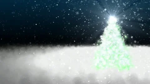 New Year tree with a star Stock Footage 12532168