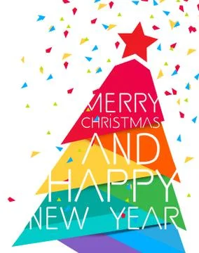 New Year vector illustration Stock Illustration