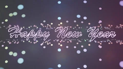 New year vj animation 스톡 동영상 166239090