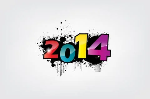 New year wallpaper. Stock Illustration
