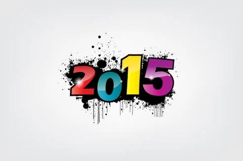 New year wallpaper. 스톡 일러스트