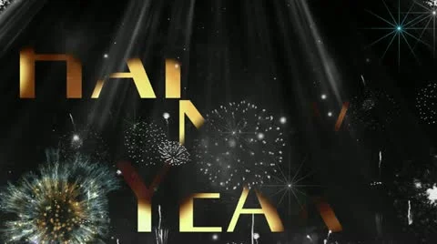New year website header 5 Stock Footage 12252614