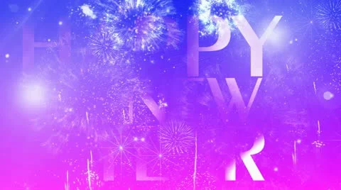 New year website header 7 Vídeos de archivo 12252697