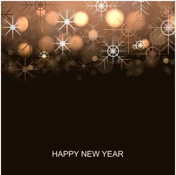 New year winter background Illustrazione stock