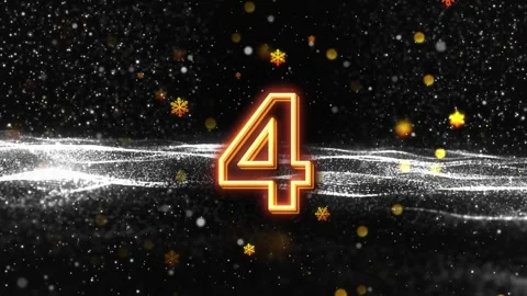 New Year Wishes 2025 with Countdown V2 Stock Footage 290059169