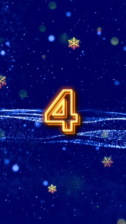New Year Wishes 2027 with Countdown V3 Stock Footage 340752913