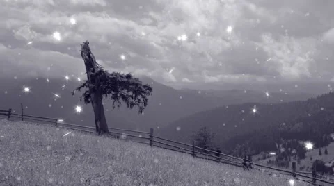 New Year,christmas,3d winter background,time-lapse Stock-Footage 41551948