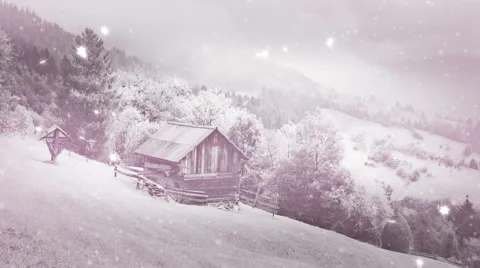 New Year,christmas,3d winter background,time-lapse Video stock 41552110
