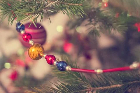 New Year's atmosphere. Stock Photos