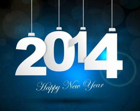New years background Stock Illustration