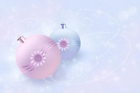 New years balls Illustrazione stock
