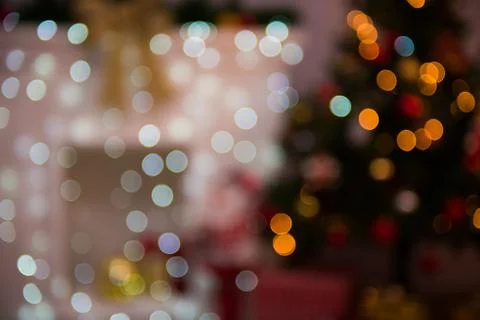 New Year's bokeh Foto stock