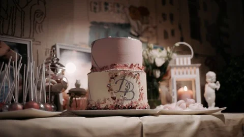 New Year's cake Stock Footage 119521354