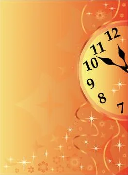 New year's card Stock Illustration