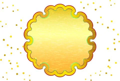 New Year's card material pattern only Illustrazione stock