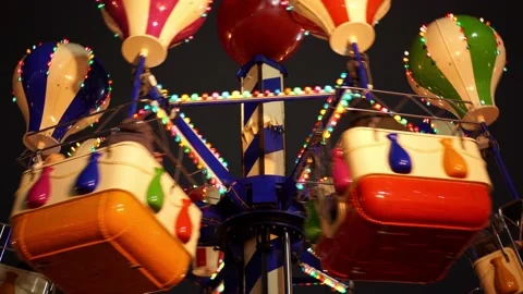 New Year's carousel on Red Square. Stock Footage 144791240