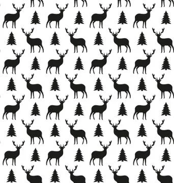 New Year's Christmas pattern pixel Stock Illustration