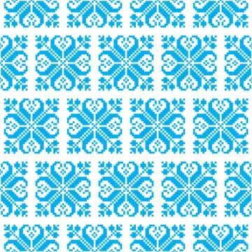 New Year's Christmas pattern pixel vector illustration 스톡 일러스트