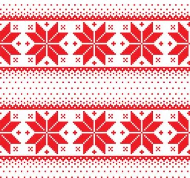 New Year's Christmas pattern pixel vector illustration イラスト素材
