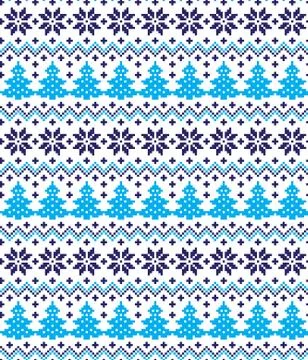 New Year's Christmas pattern pixel vector illustration 스톡 일러스트