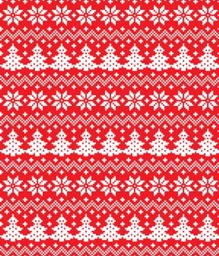 New Year's Christmas pattern pixel vector illustration Stock Illustration