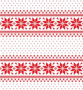 New Year's Christmas pattern pixel vector illustration イラスト素材