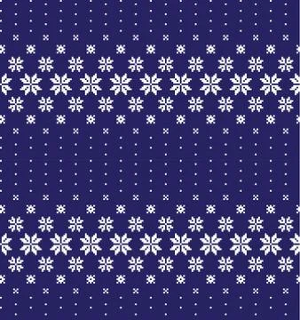 New Year's Christmas pattern pixel vector illustration 스톡 일러스트