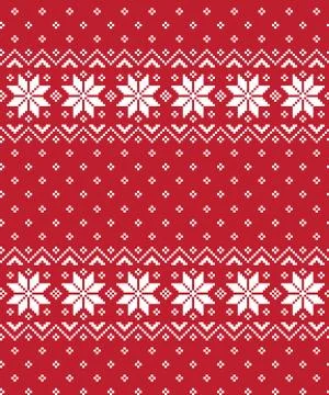 New Year's Christmas pattern pixel vector illustration Stock Illustration
