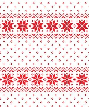 New Year's Christmas pattern pixel vector illustration 스톡 일러스트