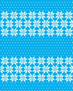 New Year's Christmas pattern pixel vector illustration Stockillustratie