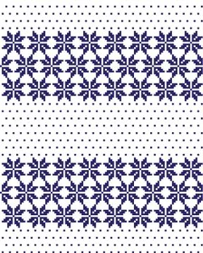 New Year's Christmas pattern pixel vector illustration Stock Illustration