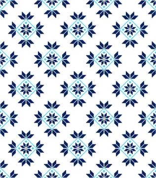 New Year's Christmas pattern pixel vector illustration Stock Illustration