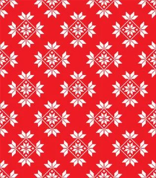 New Year's Christmas pattern pixel vector illustration Stock Illustration