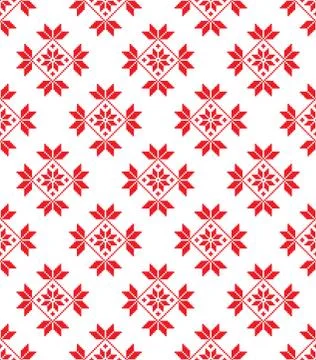 New Year's Christmas pattern pixel vector illustration Stock Illustration
