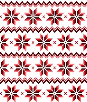 New Year's Christmas pattern pixel vector illustration 스톡 일러스트