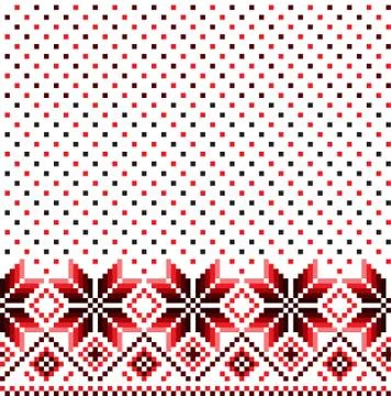 New Year's Christmas pattern pixel vector illustration 스톡 일러스트