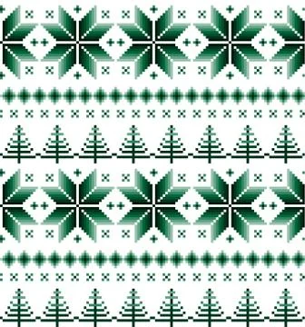 New Year's Christmas pattern pixel vector illustration 스톡 일러스트