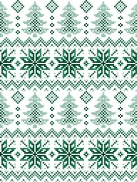 New Year's Christmas pattern pixel vector illustration イラスト素材