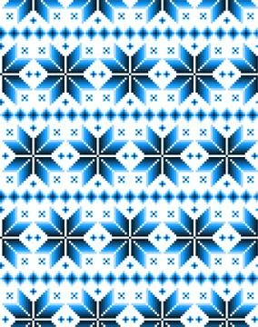 New Year's Christmas pattern pixel vector illustration Stock Illustration