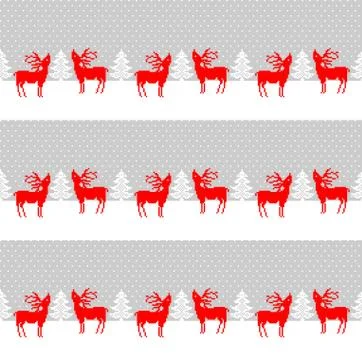 New Year's Christmas pattern pixel vector illustration eps 스톡 일러스트