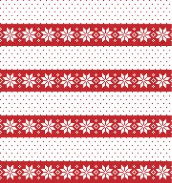 New Year's Christmas pattern pixel vector illustration eps イラスト素材